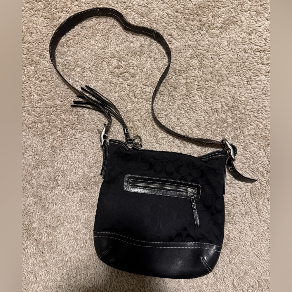 Authentic Coach Black Crossbody purse